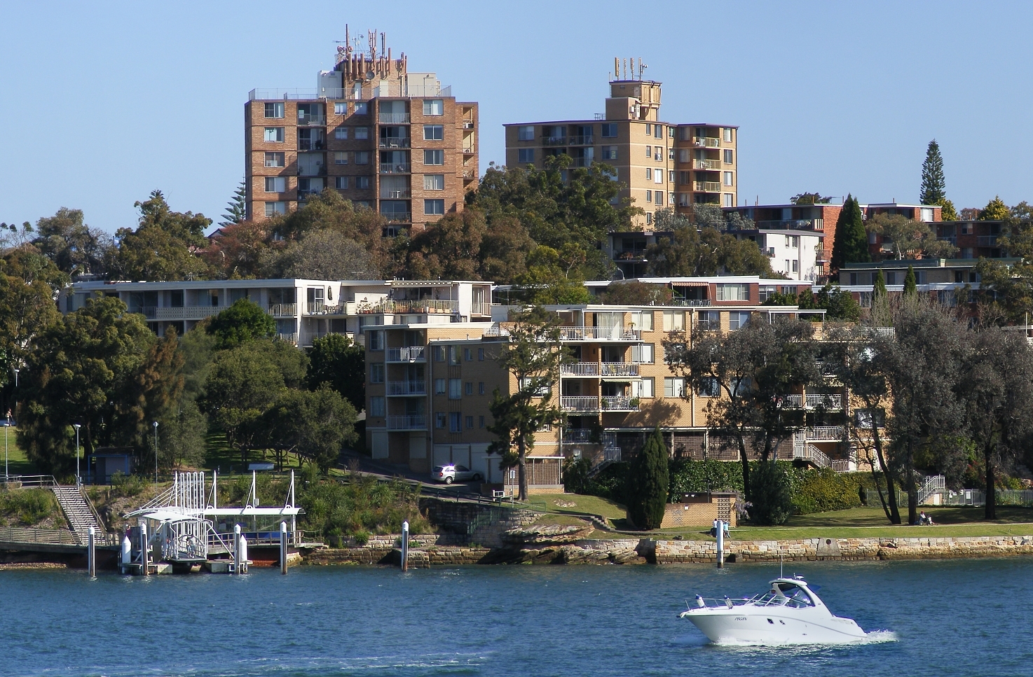 A suburban view across Five Dock in Sydney