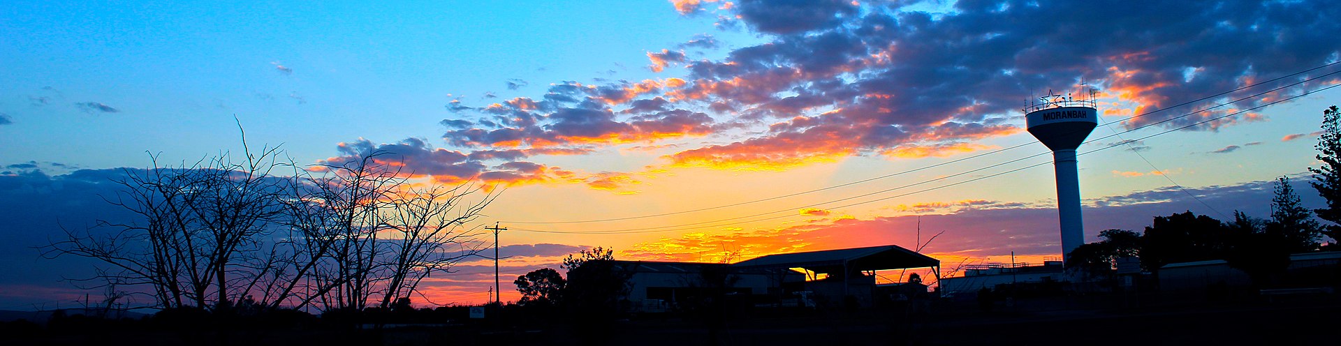 Moranbah water tower in Queensland